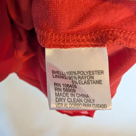 Gianni Bini Red Trapeze Mini Adj Spaghetti Strap tomato girl vacation clean girl - Picture 8 of 10